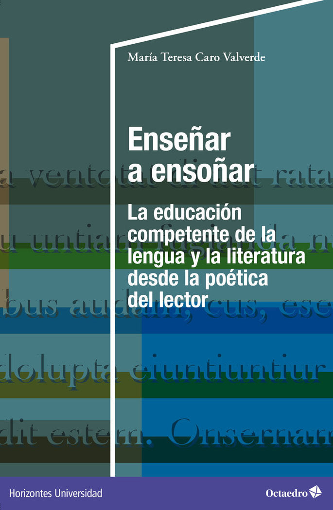 ENSEÑAR A ENSOÑAR, de CARO VALVERDE, MARIA TERESA | portada del libro