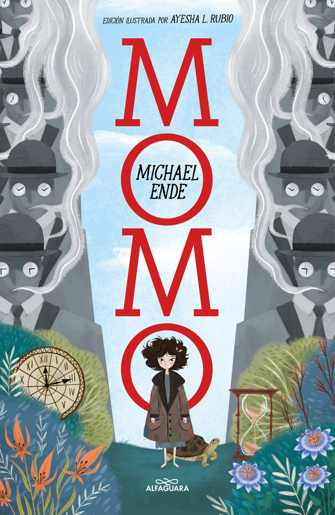 MOMO EDICION ILUSTRADA ANIVERSARIO COLECCION ALFAGUARA CLASI, de MICHAEL ENDE | portada del libro