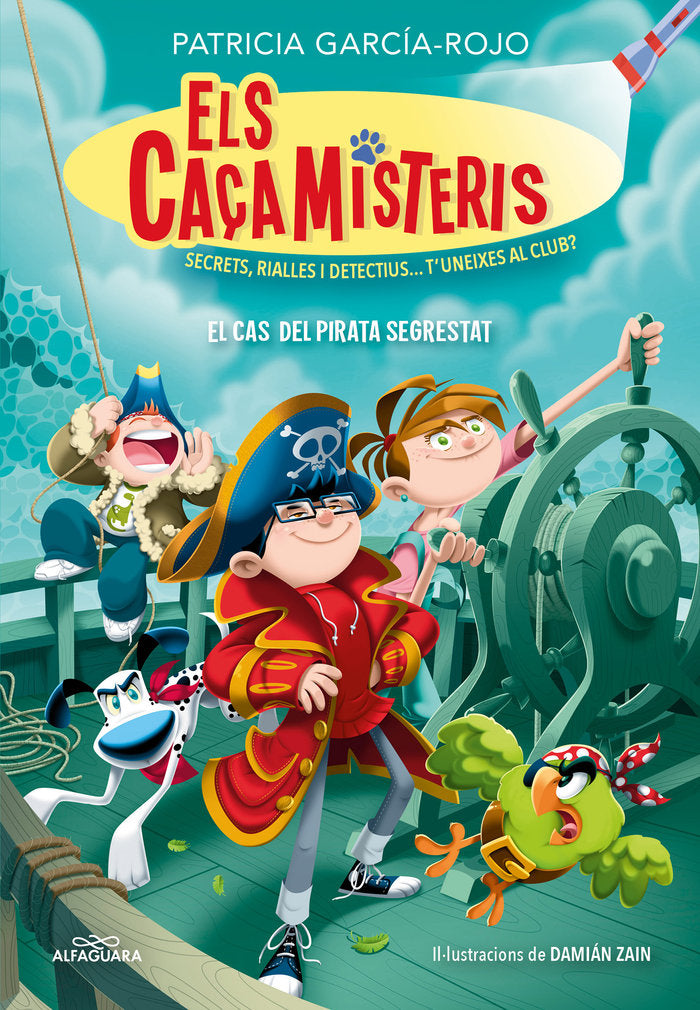CAZAMISTERIS 5 EL CAS DEL PIRATA SEGRESTRAT, de PATRICIA GARCIA-ROJO | portada del libro