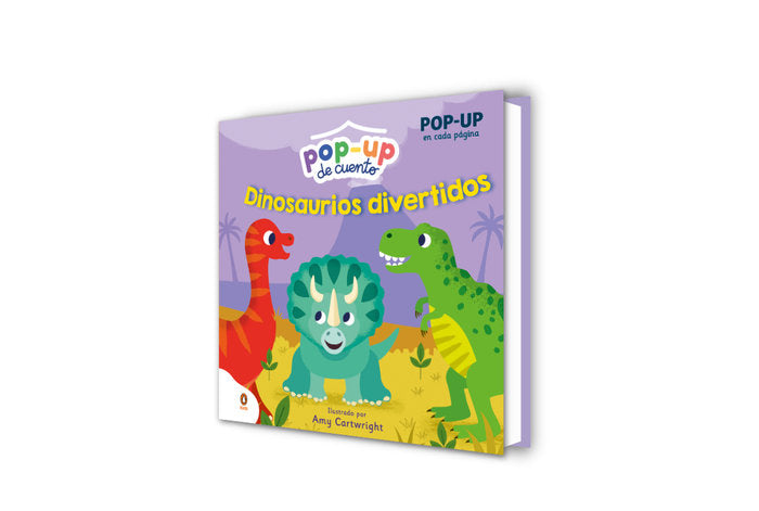DINOSAURIOS DIVERTIDOS, de AMY CARTWRIGHT | portada del libro