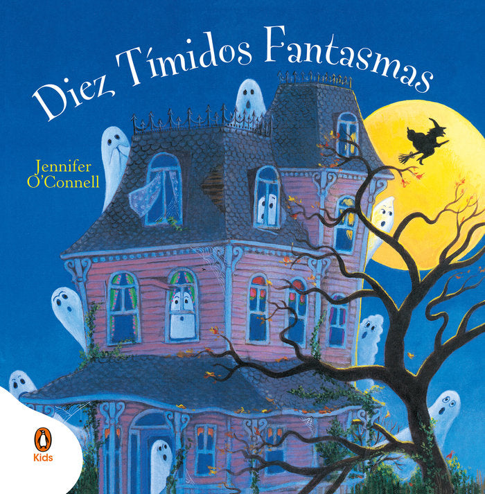 DIEZ TIMIDOS FANTASMAS, de JENNIFER OCONNELL | portada del libro