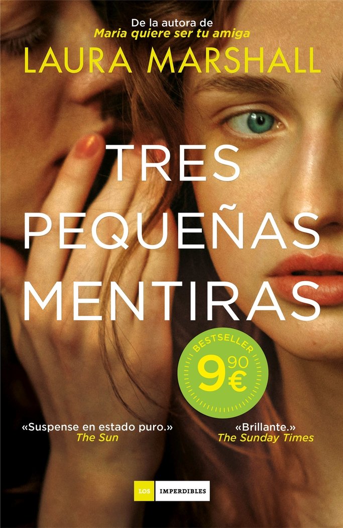 TRES PEQUEÑAS MENTIRAS, de MARSHALL, LAURA | portada del libro