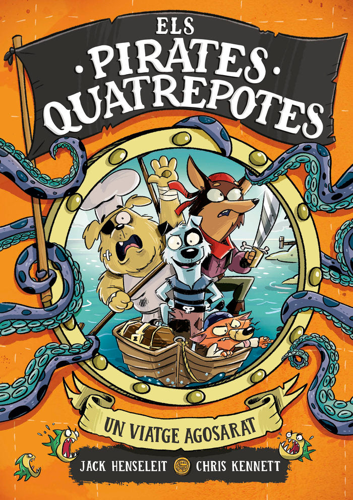 Els Pirates Quatrepotes 1 - Un viatge agosarat, de JACK HENSELEIT | portada del libro
