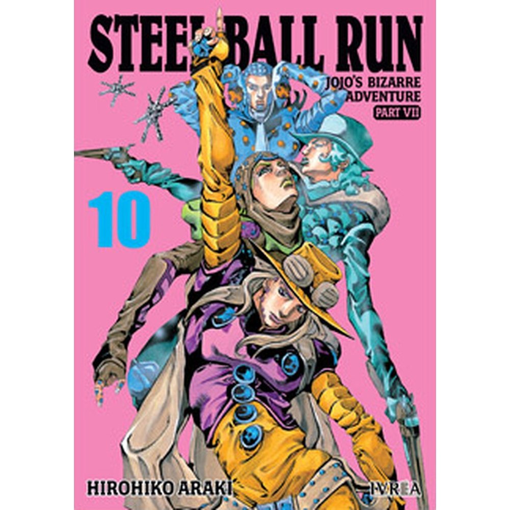 Jojo's Bizzarre Adventure Parte 7: Steel Ball Run 10, de HIROHIKO ARAKI | portada del libro