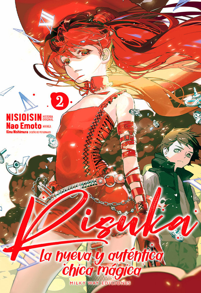 RISUKA, LA NUEVA Y AUTÉNTICA CHICA MÁGICA 2, de -, NISIOISIN | portada del libro