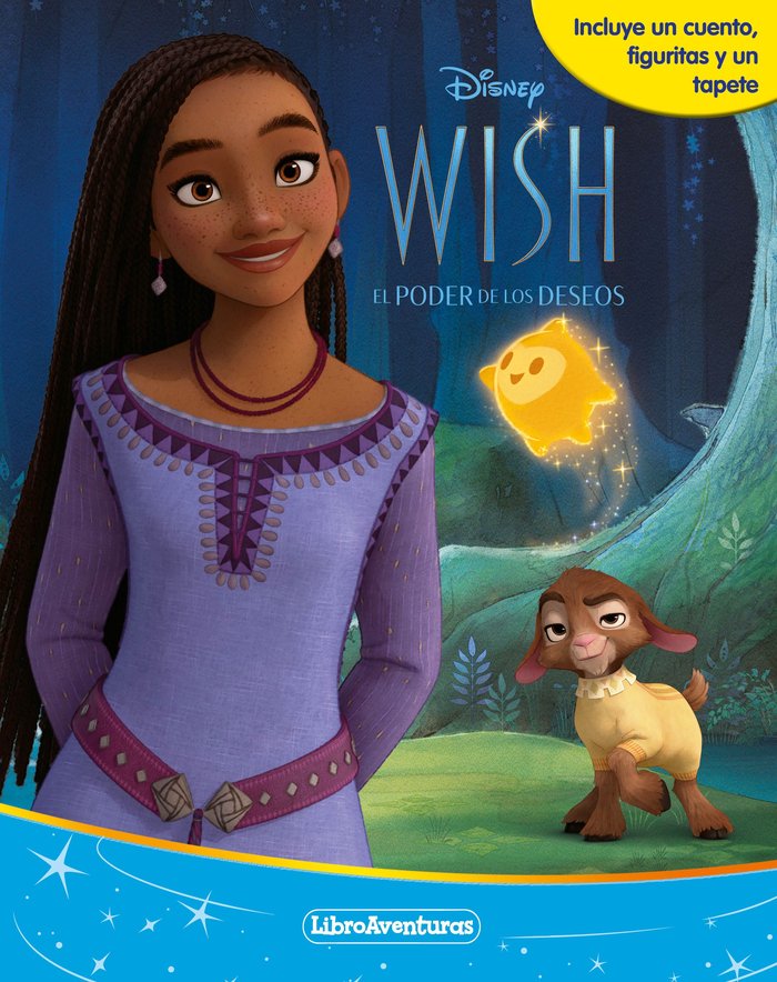 WISH: EL PODER DE LOS DESEOS. LIBROAVENTURAS, de DISNEY | portada del libro