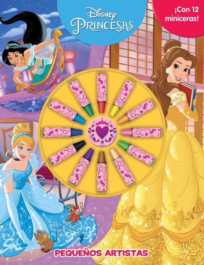 PRINCESAS. PEQUEÑOS ARTISTAS, de DISNEY | portada del libro