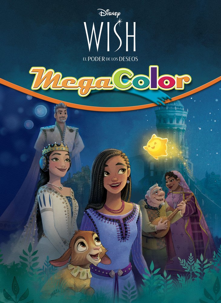 WISH: EL PODER DE LOS DESEOS. MEGACOLOR, de DISNEY | portada del libro