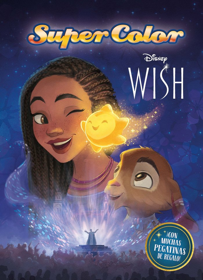 Wish: El poder de los deseos. Supercolor, de DISNEY | portada del libro