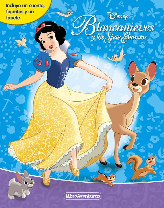 BLANCANIEVES. LIBROAVENTURAS, de DISNEY | portada del libro