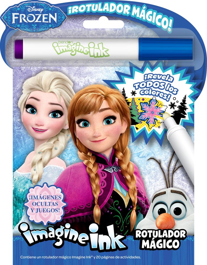 FROZEN ROTULADOR MAGICO, de DISNEY | portada del libro