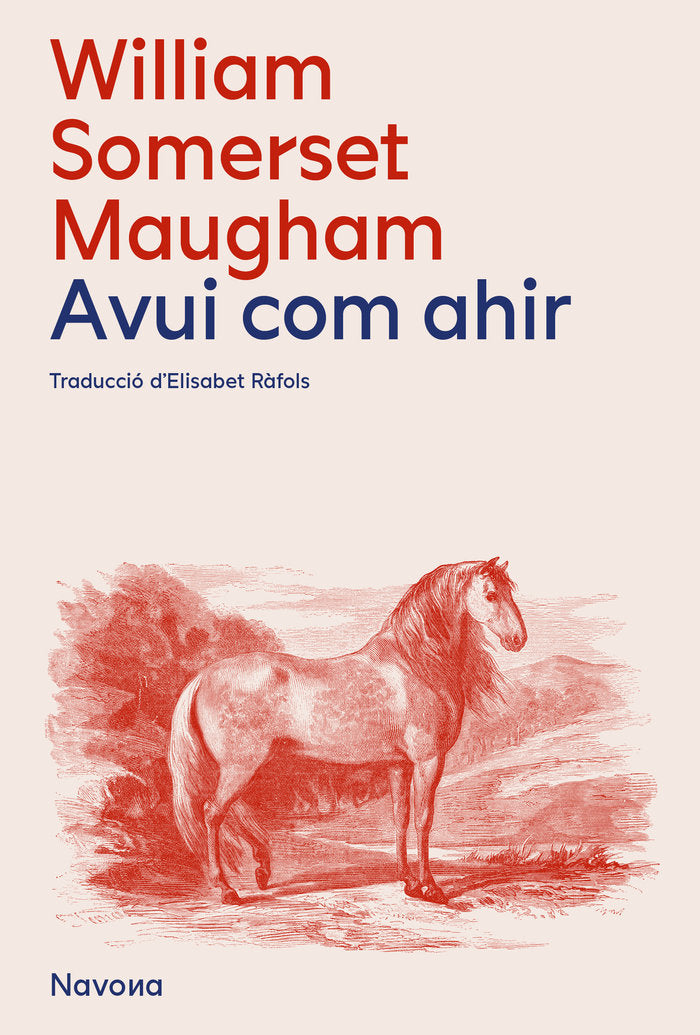 AVUI, COM AHIR, de SOMERSET MAUGHAM, WILLIAM | portada del libro