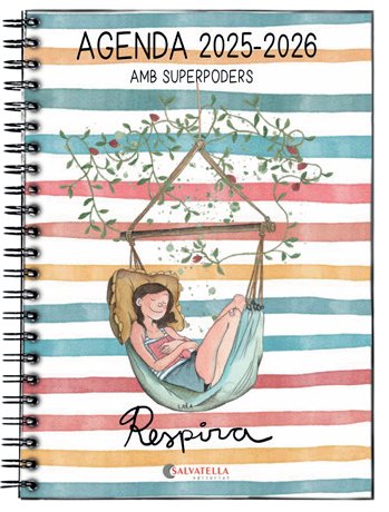 AGENDA AMB SUPER PODERS 2025-2026 | portada del libro