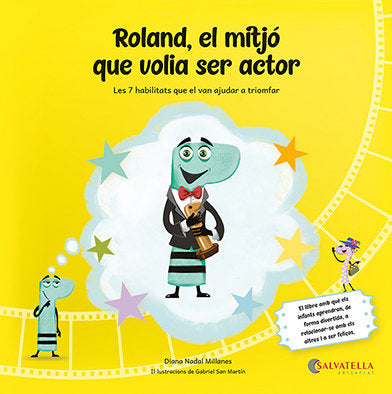 ROLAND EL MITJO QUE VOLIA SER ACTOR, de DIANA NADAL MILLARES | portada del libro