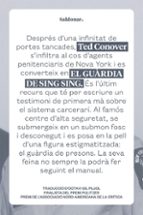 GUARDIA DE SING SING, EL - CAT, de TED CONOVER | portada del libro
