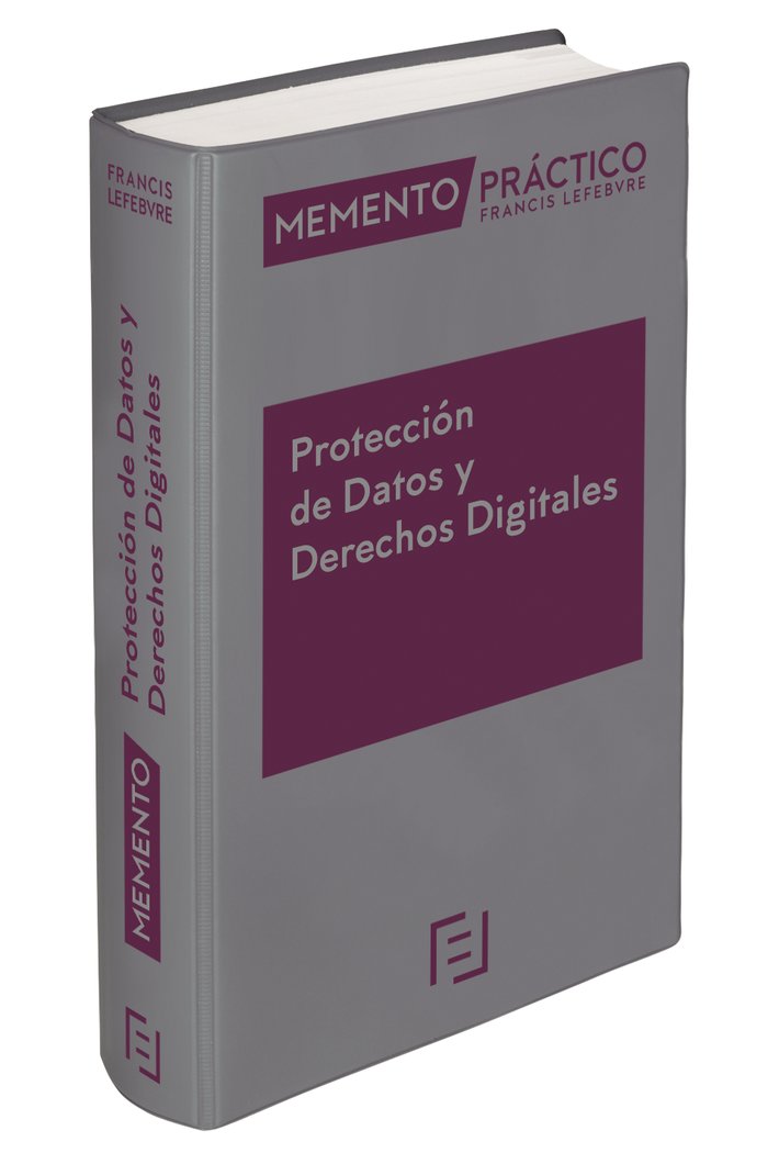 MEMENTO PRACTICO PROTECCION DE DATOS Y DERECHOS DIGITALES | portada del libro