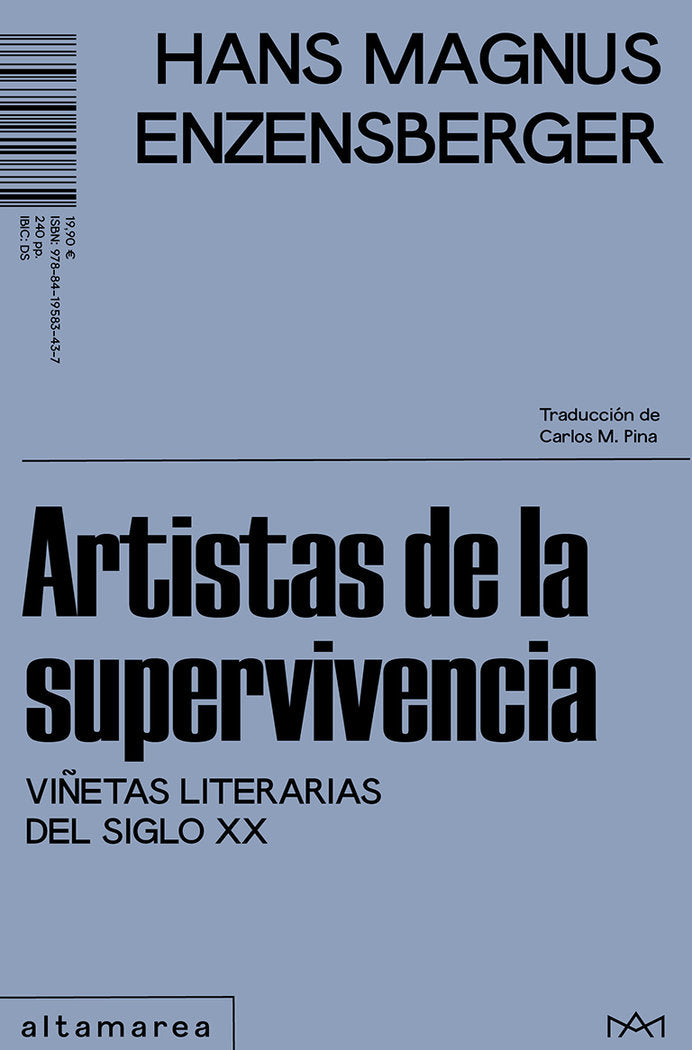 ARTISTAS DE LA SUPERVIVENCIA, de ENZENSBERGER, HANS MAGNUS | portada del libro