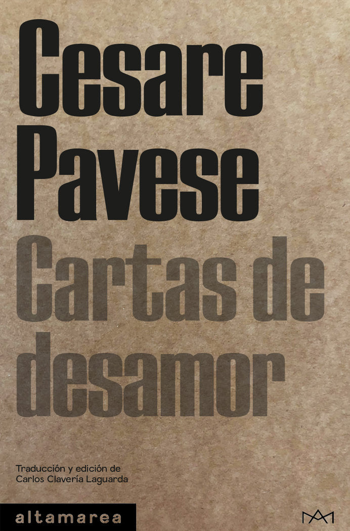 CARTAS DE DESAMOR, de PAVESE, CESARE | portada del libro