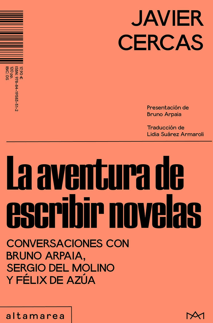 LA AVENTURA DE ESCRIBIR NOVELAS, de CERCAS, JAVIER | portada del libro