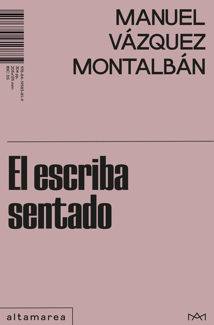 El escriba sentado, de VAZQUEZ MONTALBAN, MANUEL | portada del libro