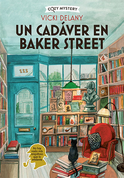 UN CADAVER EN BAKER STREET COZY MYSTERY, de DELANY, VICKY | portada del libro