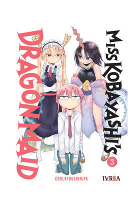 MISS KOBAYASHIS DRAGON MAID 3, de COOLKYOUSINNJYA | portada del libro