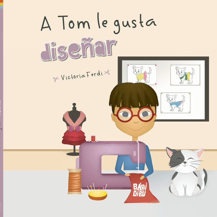 A TOM LE GUSTA DISEÑAR, de FERDI , VICTORIA | portada del libro