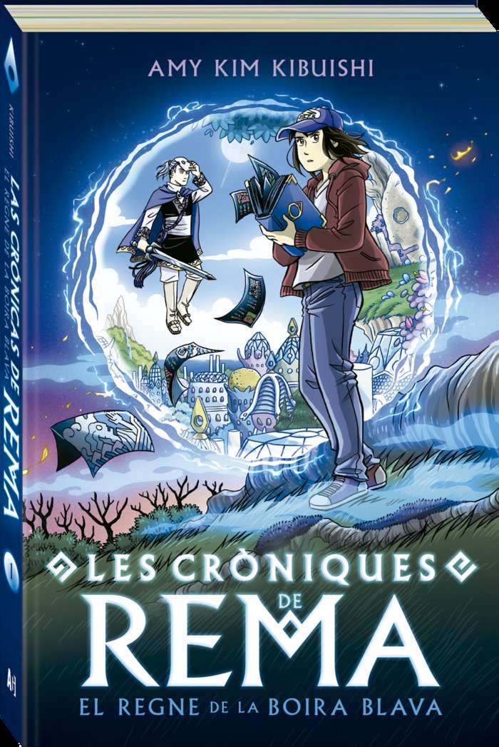 CRÒNIQUES DE REMA, LES. EL REGNE DE LA BOIRA BLAVA, de KIM KIBUISHI | portada del libro
