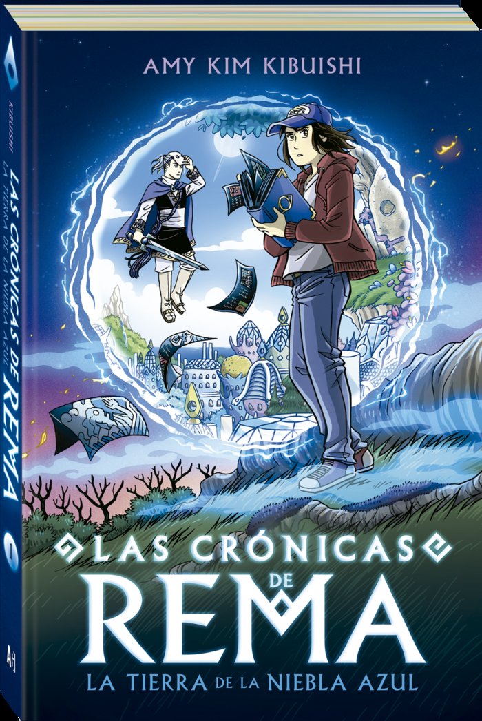 LA TIERRA DE LA NIEBLA AZUL, de KIM KIBUISHI, AMY | portada del libro