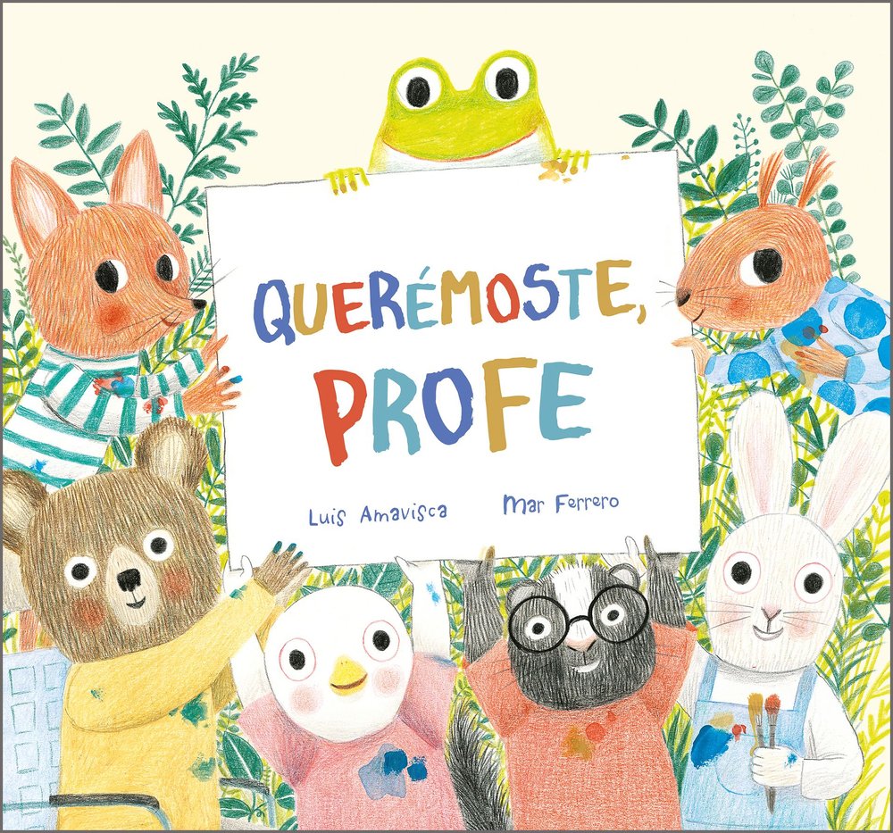 QUEREMOSTE PROFE, de AMAVISCA | portada del libro