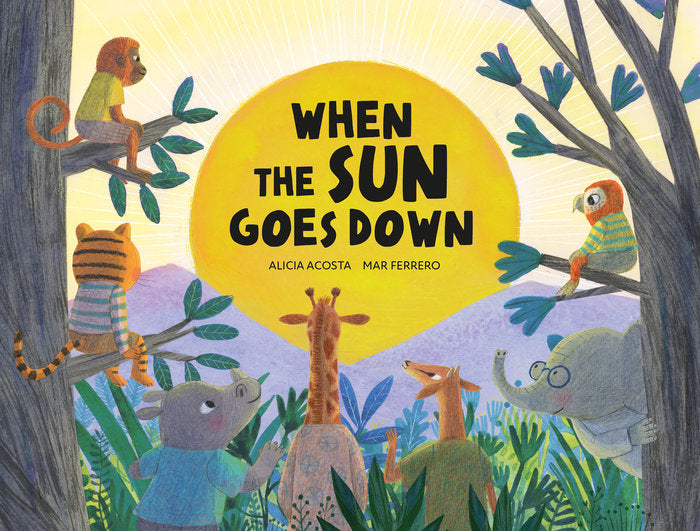 WHEN THE SUN GOES DOWN, de ACOSTA, ALICIA | portada del libro