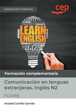 MANUAL COMUNICACION EN LENGUAS EXTRANJERAS. INGLES N2 (FCOV, de ANABEL CARRILLO GARRIDO | portada del libro