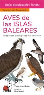 AVES DE LAS ISLAS BALEARES - GUIAS DESPLEGABLES TUNDRA, de Víctor J. Hernández | portada del libro