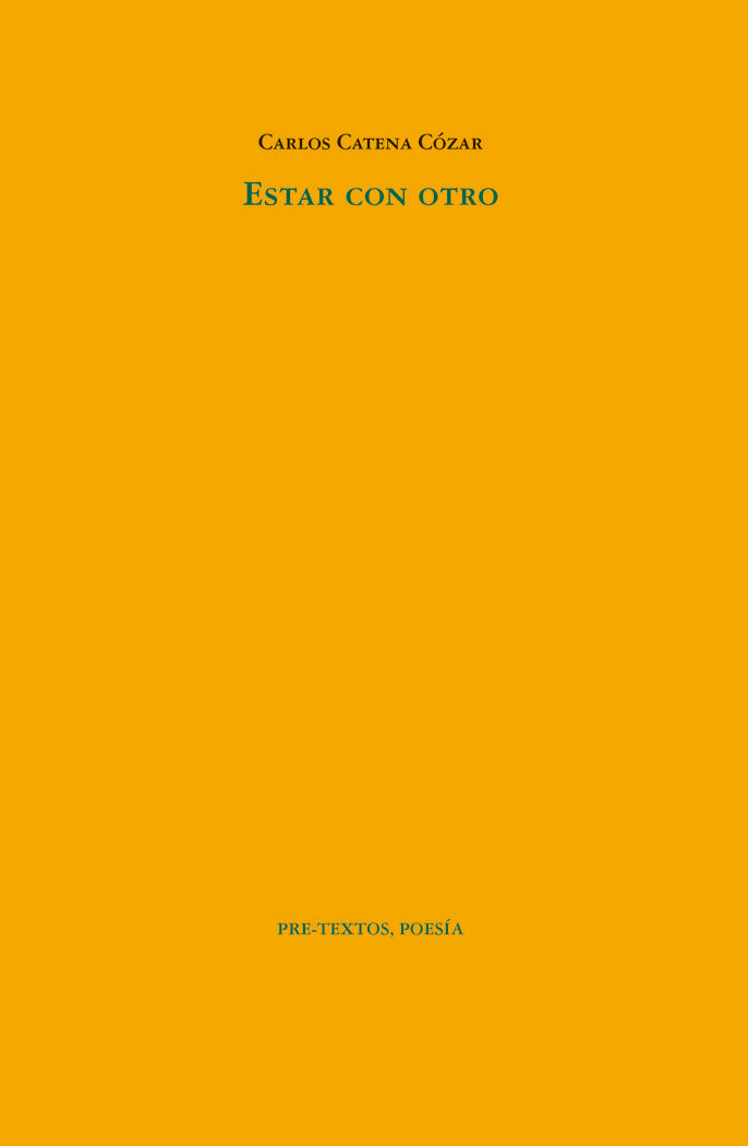 ESTAR CON OTRO   *, de CATENA COZAR | portada del libro