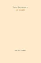 LO OCULTO, de MIGUEL MARCOTRIGIANO | portada del libro