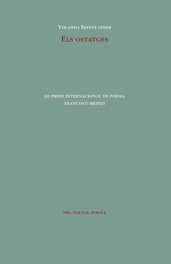 Els ostatges, de ESTEVE GINER, YOLANDA | portada del libro