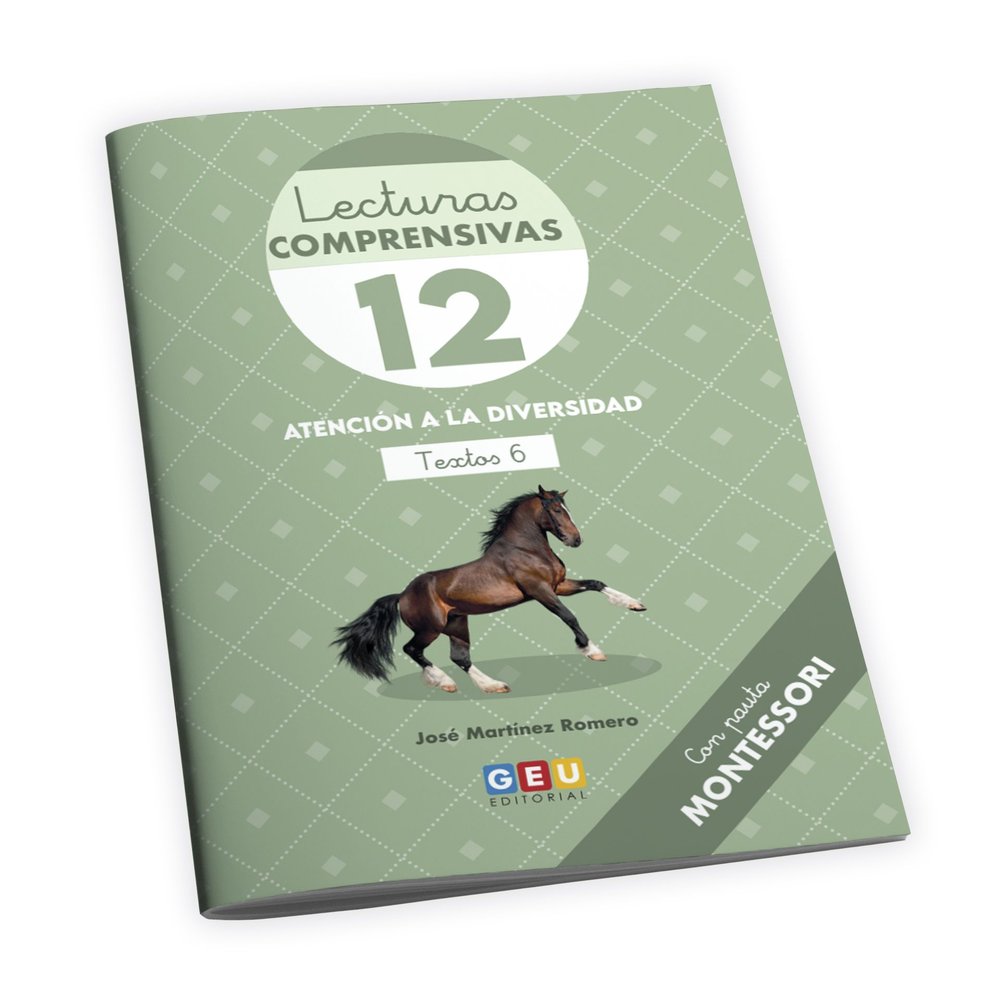 Lecturas comprensivas 12. Pauta Montessori, de MARTINEZ ROMERO | portada del libro
