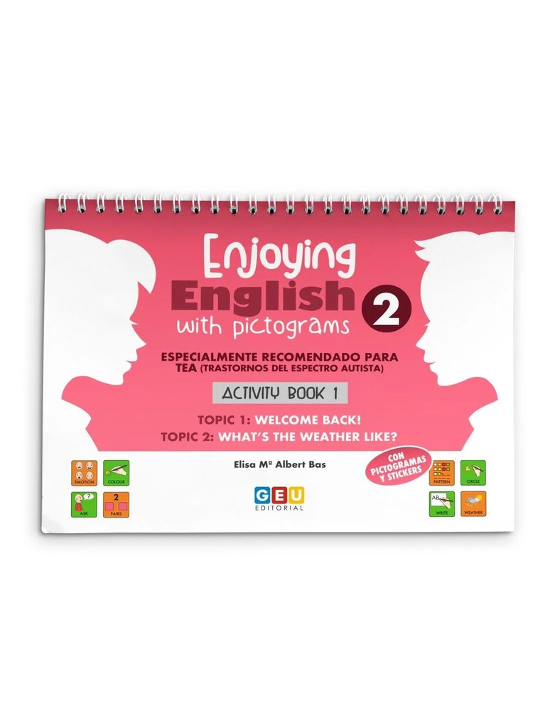 Enjoying English with pictograms 2. Activity book 1 | portada del libro