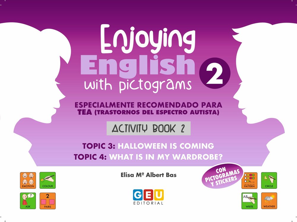 Enjoying English with pictograms 2. Activity book 2 | portada del libro