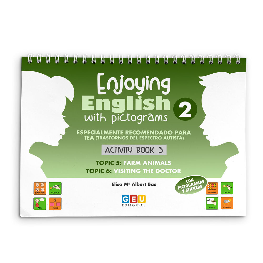Enjoying English with pictograms 2. Activity book 3 | portada del libro