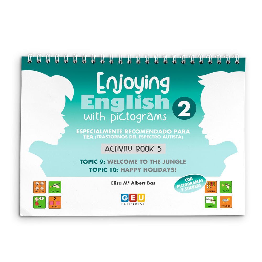 Enjoying English with pictograms 2. Activity book 5 | portada del libro