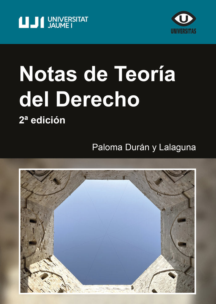 NOTAS DE TEORIA DEL DERECHO, de DURAN Y LALAGUNA, PALOMA | portada del libro