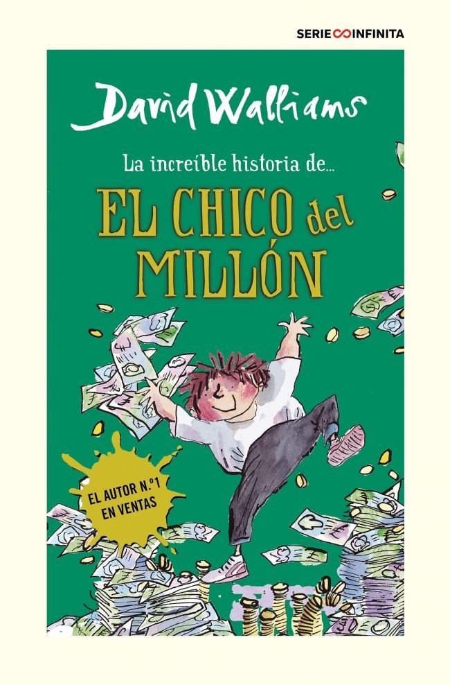 LA INCREIBLE HISTORIA DE EL CHICO DEL MILLON EDICION ESCOLAR, de DAVID WALLIAMS | portada del libro