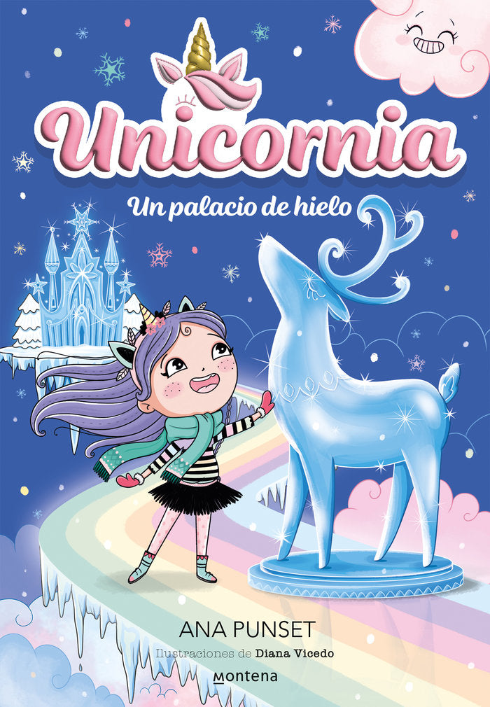 UNICORNIA 7 CAST UN PALACIO DE HIELO, de ANA PUNSET | portada del libro