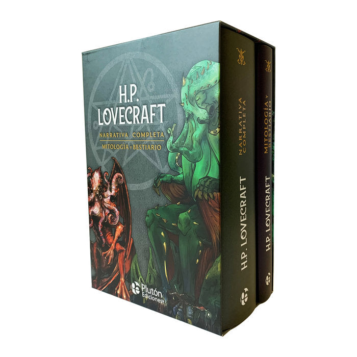 PACK H P LOVECRAFT NARRATIVA COMPLETA MITOLOGIA Y BESTI, de LOVECRAFT | portada del libro