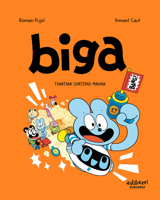 BIGA 7 TXANTXAK SORTZEKO MAKINA, de CAUT, VINCENT | portada del libro