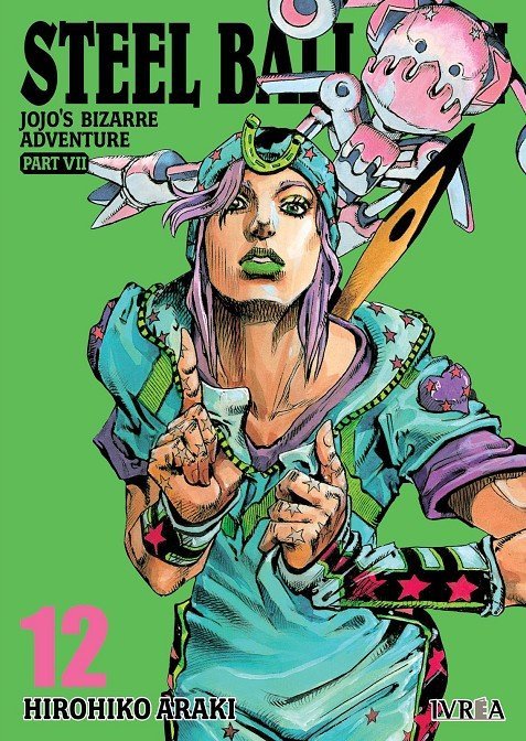 JOJO'S BIZARRE ADVENTURE PARTE 7 STEEL BALL RUN 12, de HIROHIKO ARAKI | portada del libro