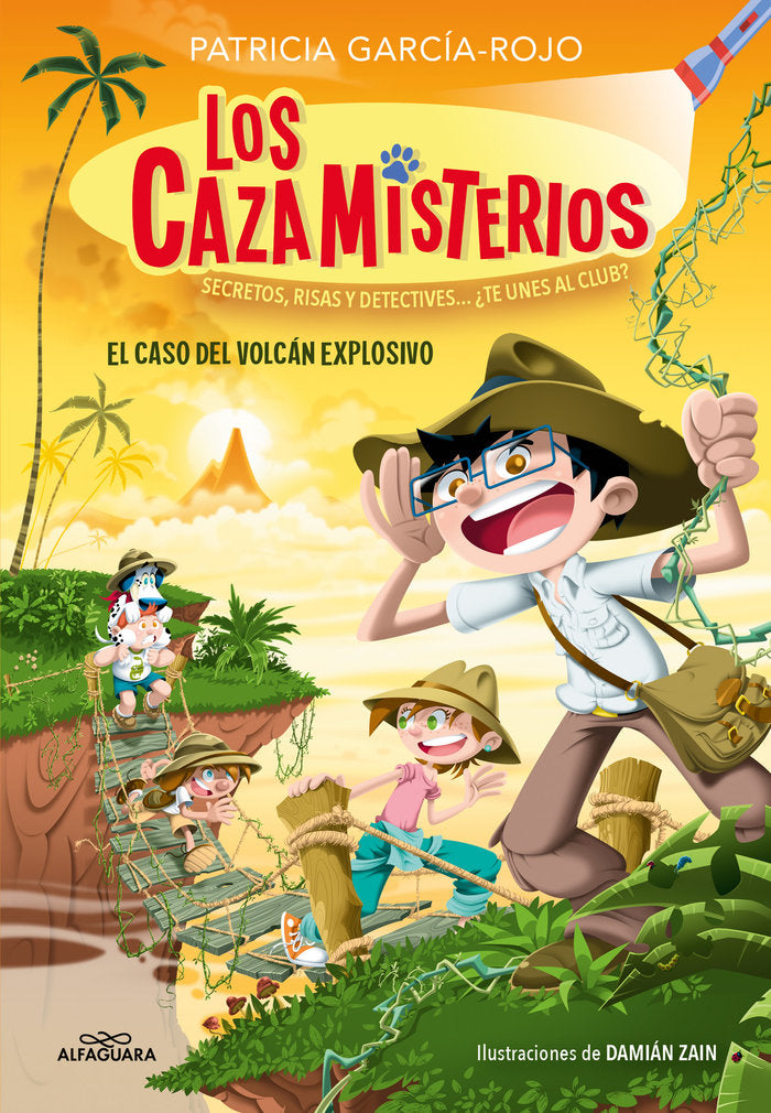 LOS CAZAMISTERIOS 6 EL CASO DEL VOLCAN EXPLOSIVO, de PATRICIA GARCIA ROJO | portada del libro
