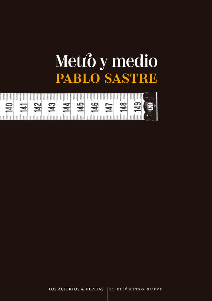 Metro y medio, de SASTRE, PABLO | portada del libro