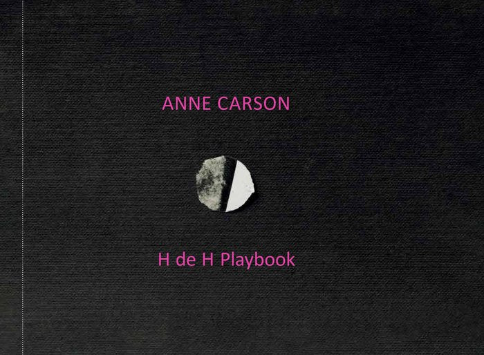 H DE H, de CARSON, ANNE | portada del libro